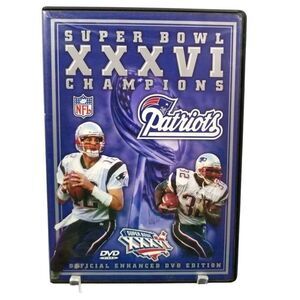 Vintage NFL Super Bowl XXXVIII Champions New England Patriots 2004 DVD